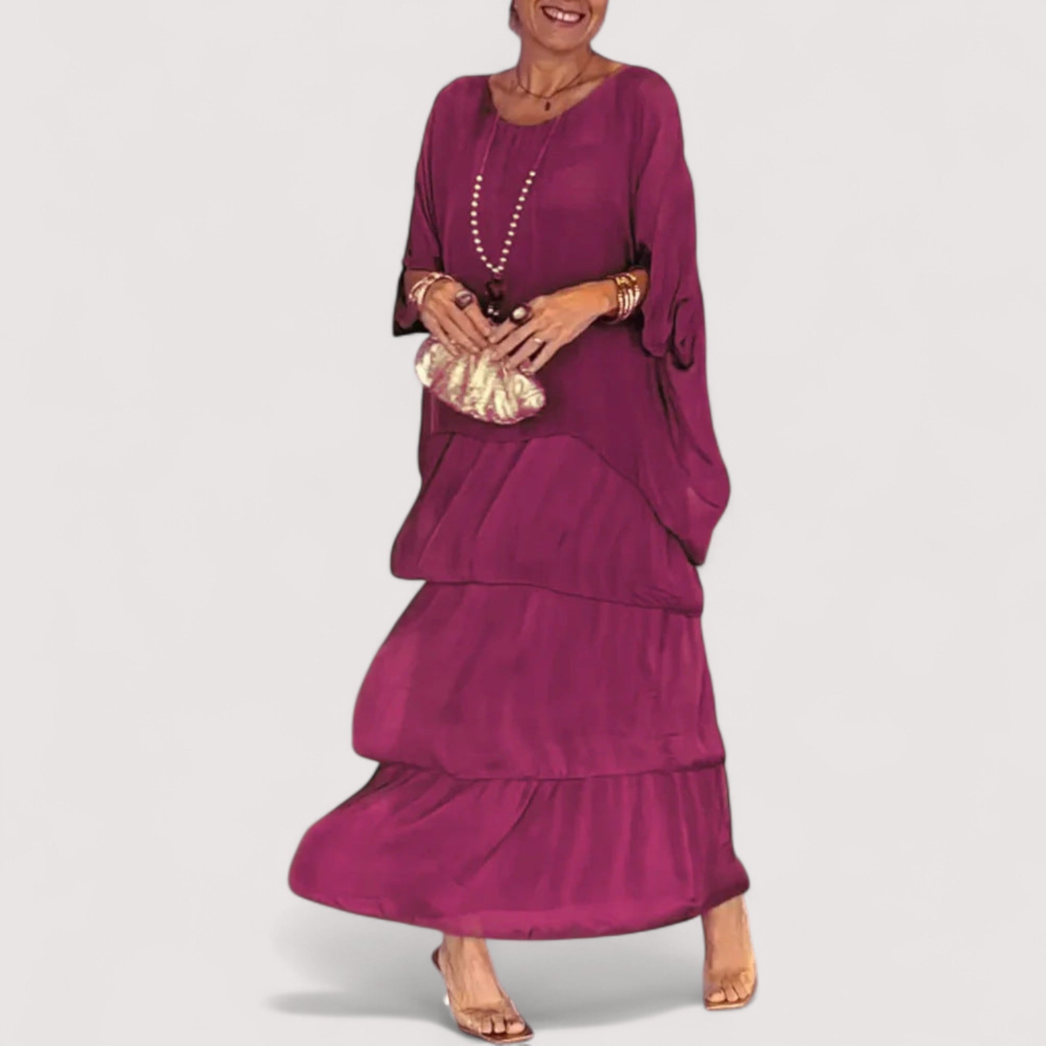 Laurence™ | Elegantes Chiffon-Kleid im Boho-Stil