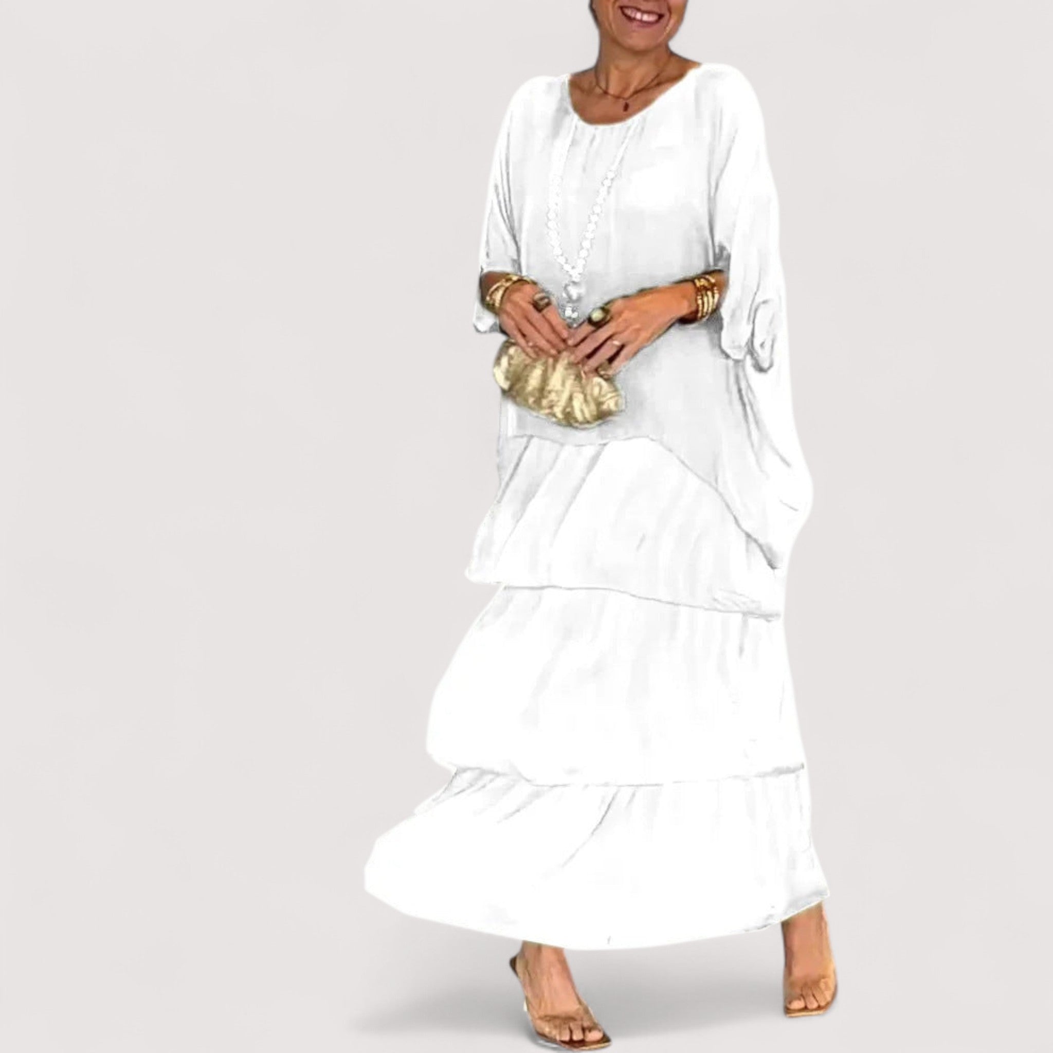 Laurence™ | Elegantes Chiffon-Kleid im Boho-Stil