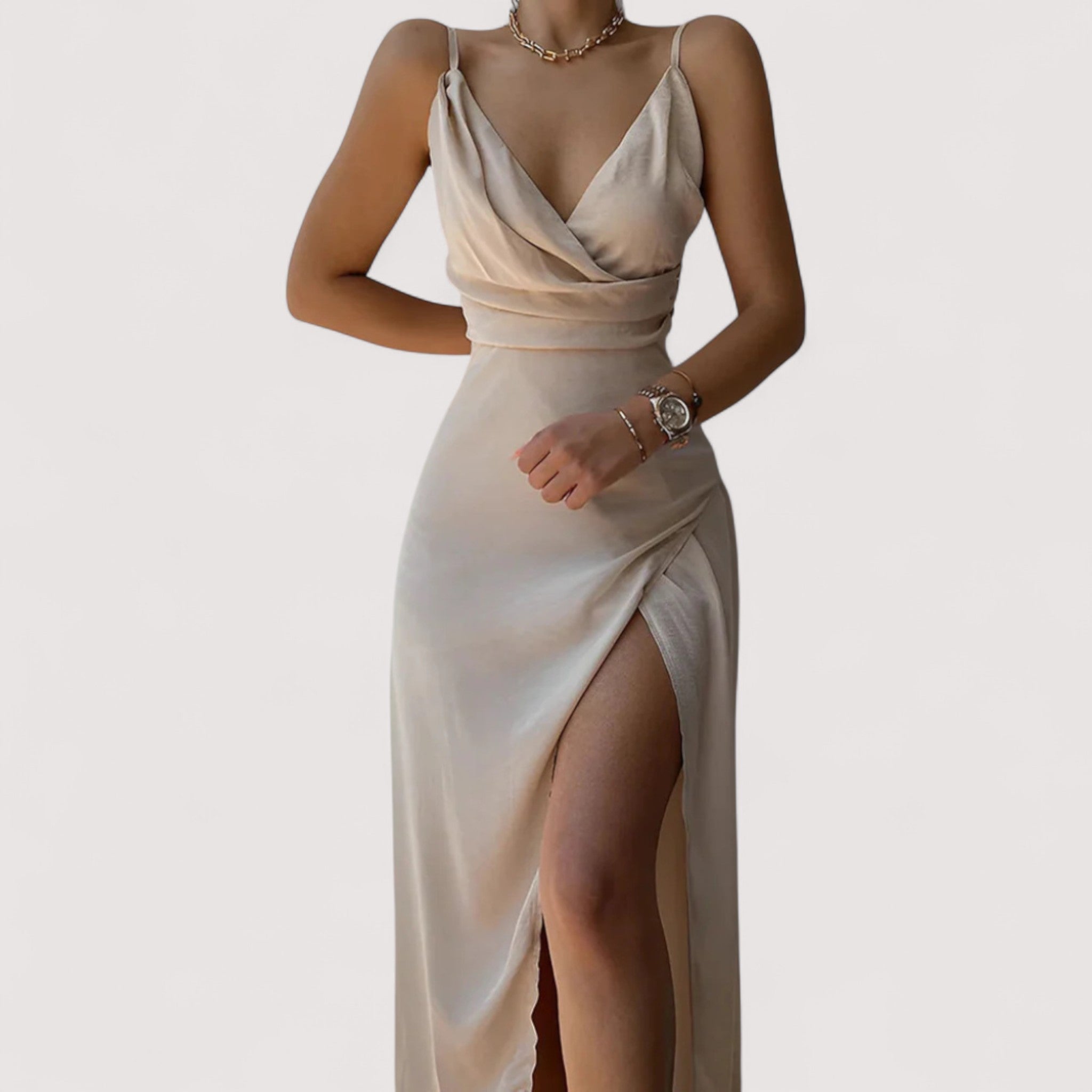 Emma™ | Satin-Kleid