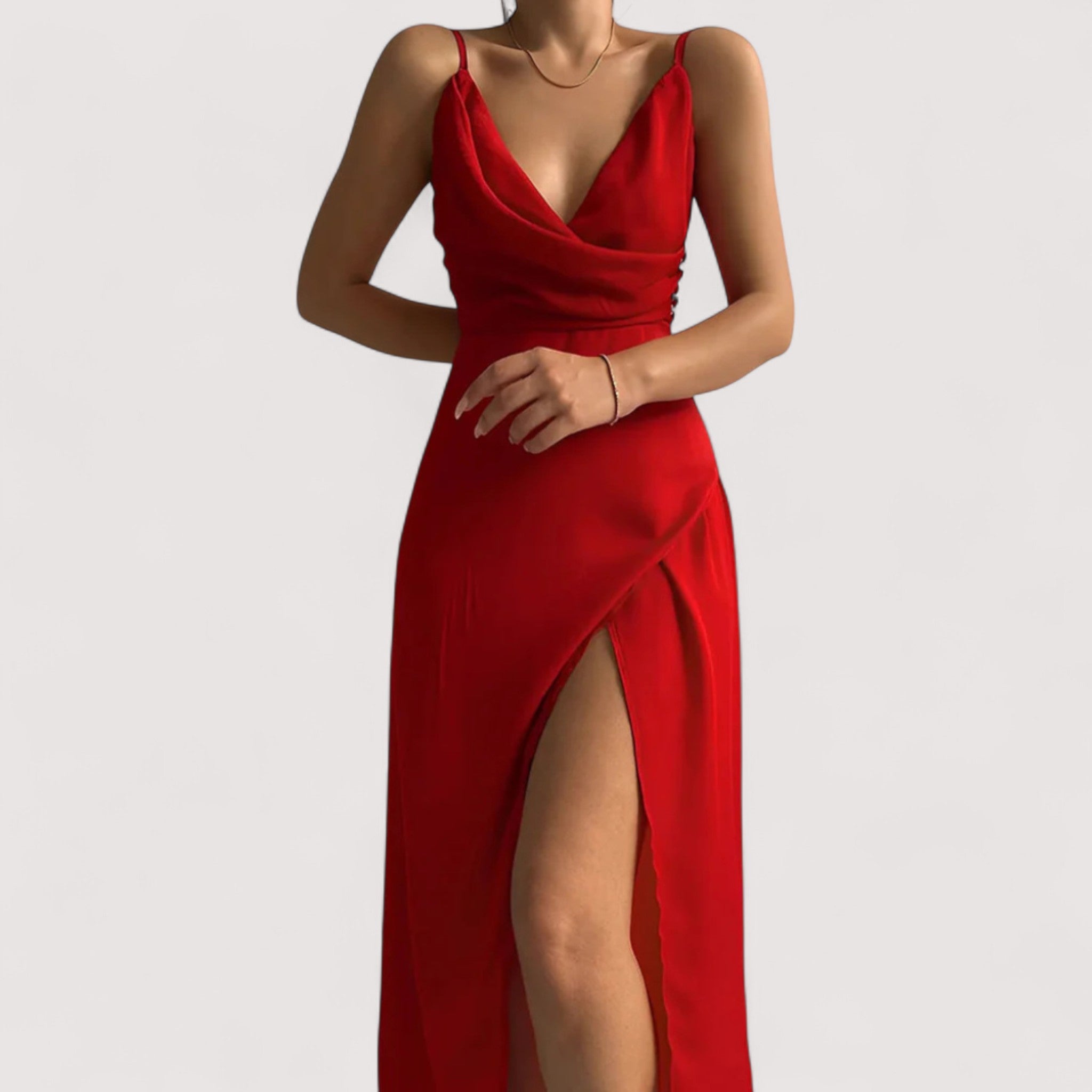Emma™ | Satin-Kleid